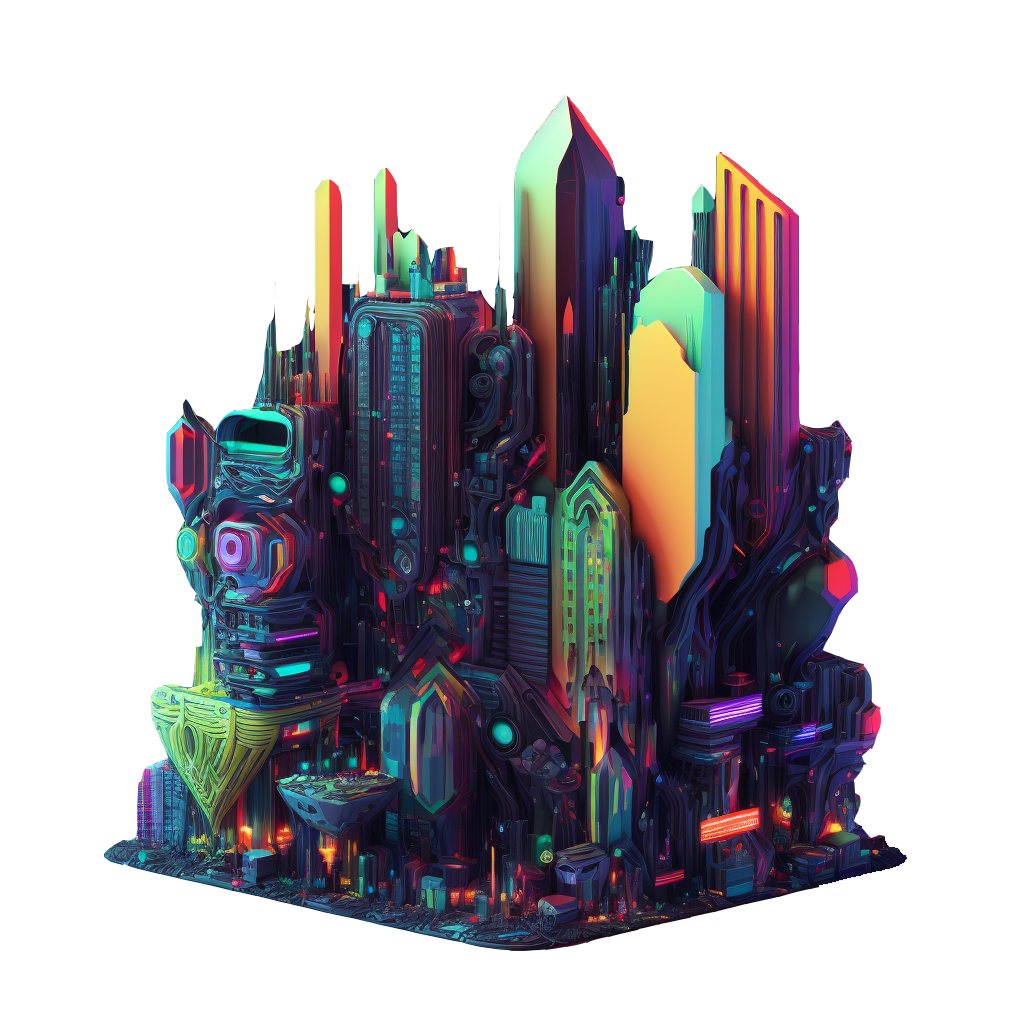city block abstract